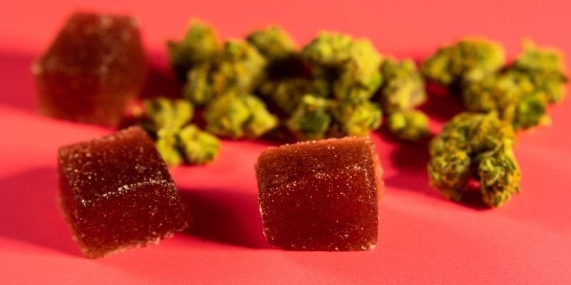 Terrones dulces de marihuana